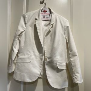 The Limited Blazer- white size Medium